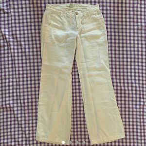 banana republic S vintage y2k white low rise pants